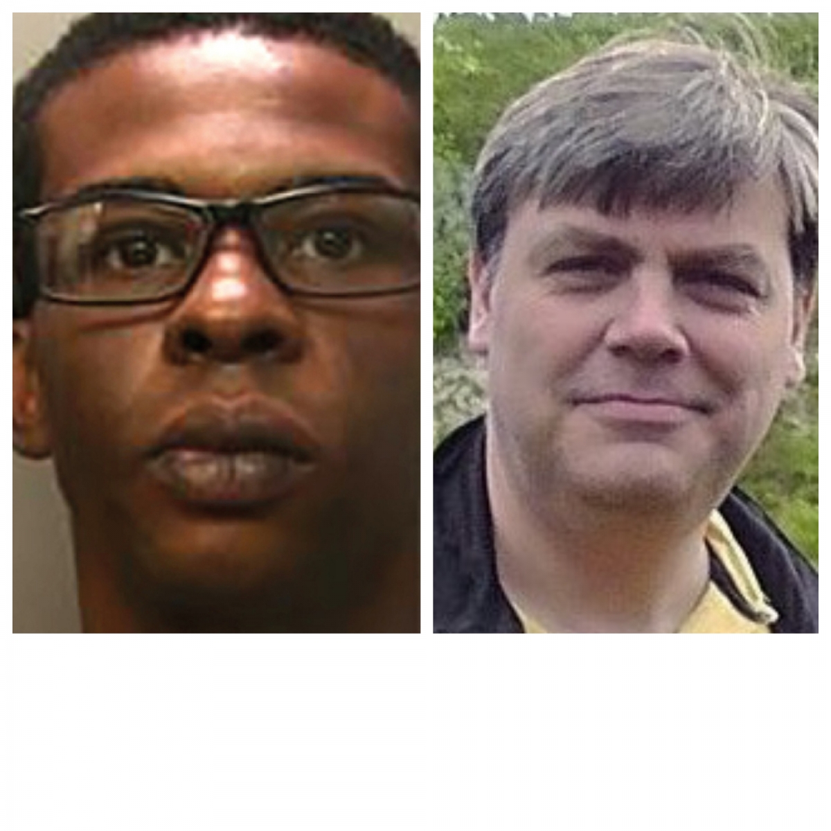 Darren Pencille (left) was jailed for the murder of Lee Pomeroy (BTP/PA)