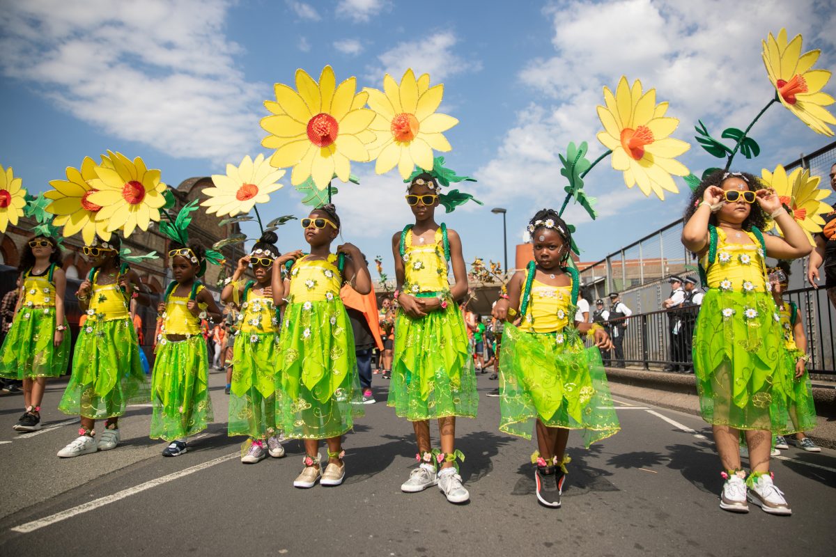 children at Notting Hill Carnival 2019 (SWNS)