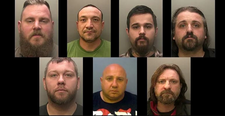 Hells Angels bikers convicted of stabbing and battering members of a rival biker gang – that left one man disembowelled