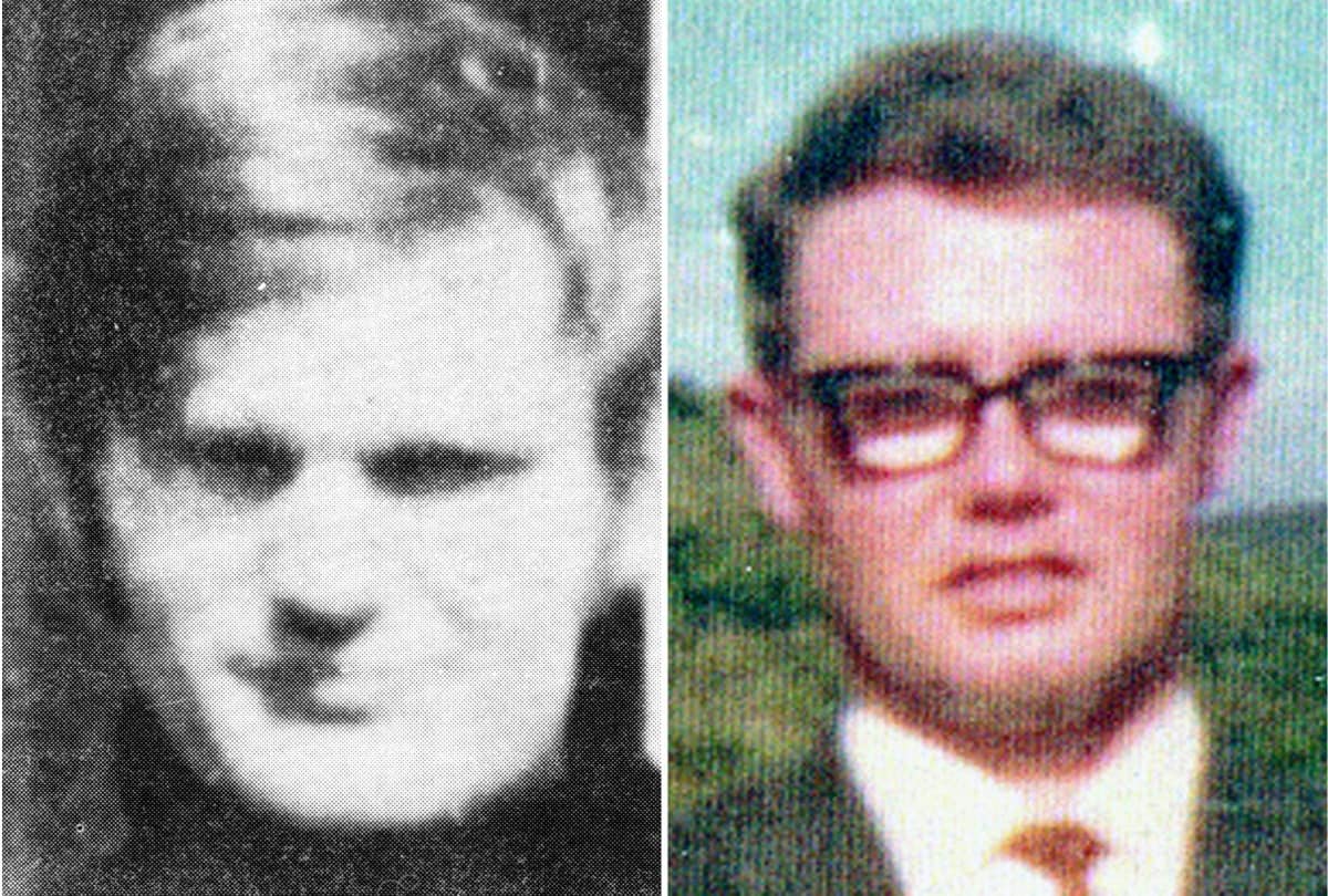 Bloody Sunday Trust undated handout photos of James Wray (left) and William McKinney who died on Bloody Sunday. Northern Ireland's Director of Public Prosecutions has announced that a solider will face prosecution for their murder and the attempted murder of four other people.