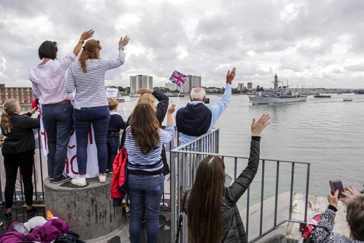 HMS Kent deploys to join effort protecting ships in the Gulf