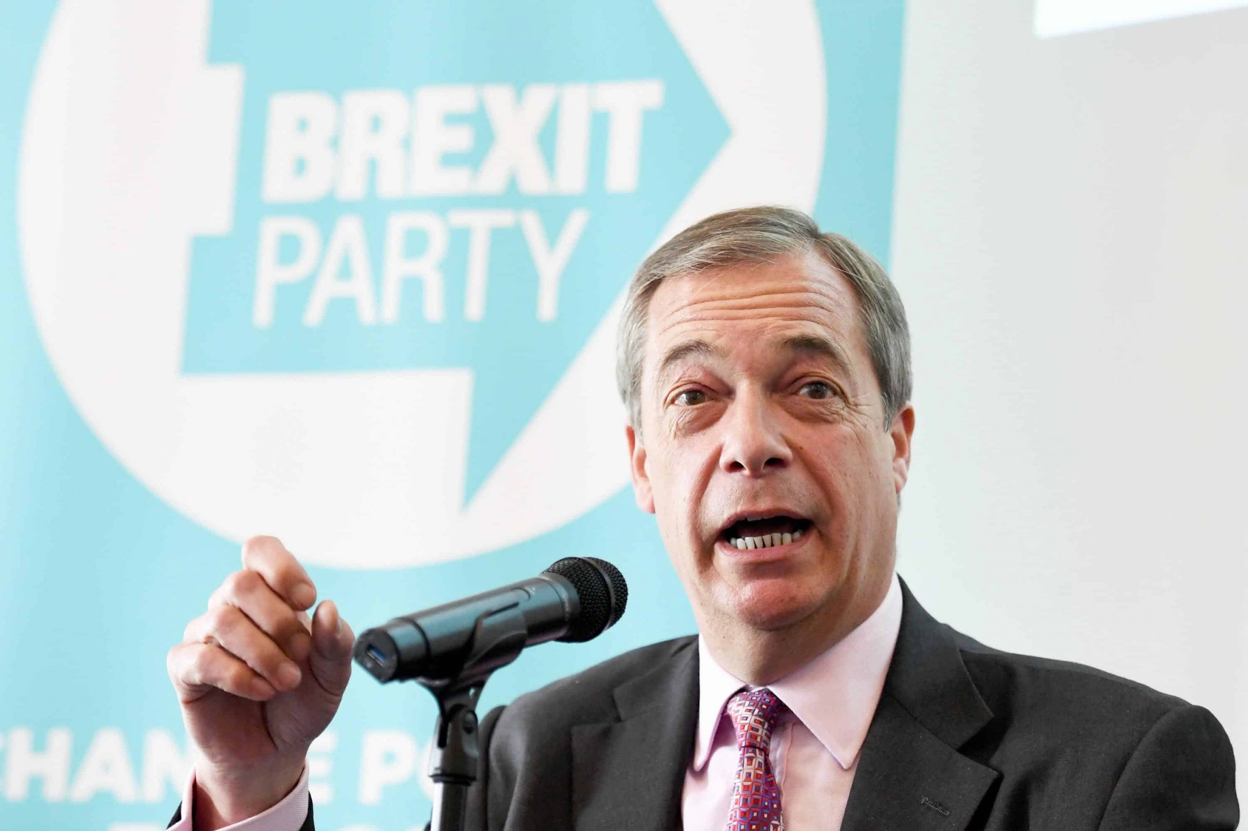 Farage says Brexit Party won’t contest any seats won by Tories in last election
