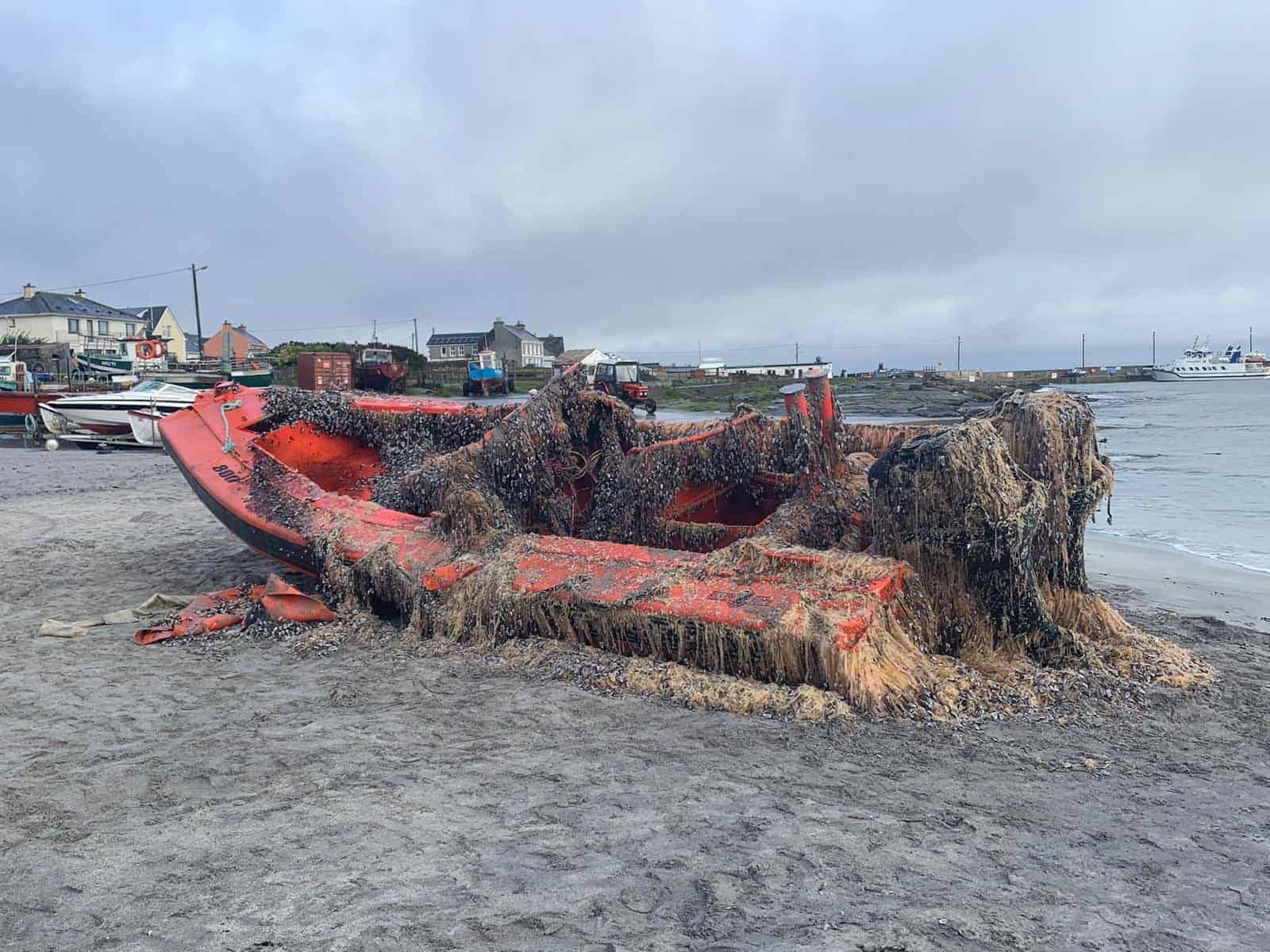 American coastguard boat washes up on Ireland’s west coast