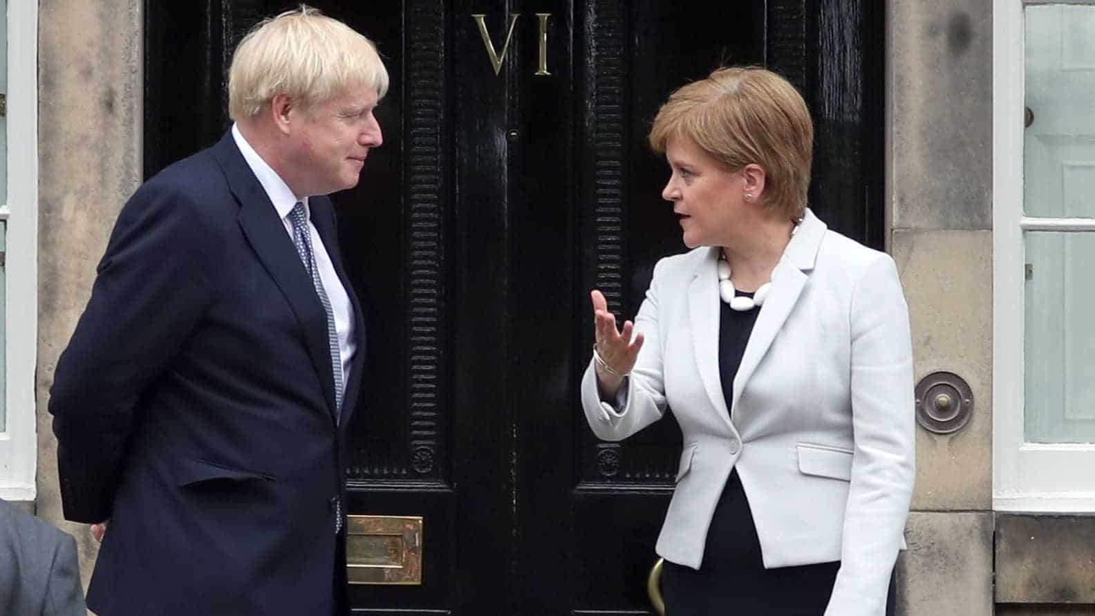 Johnson: “I don’t want to see Sturgeon anywhere near” Glasgow climate summit