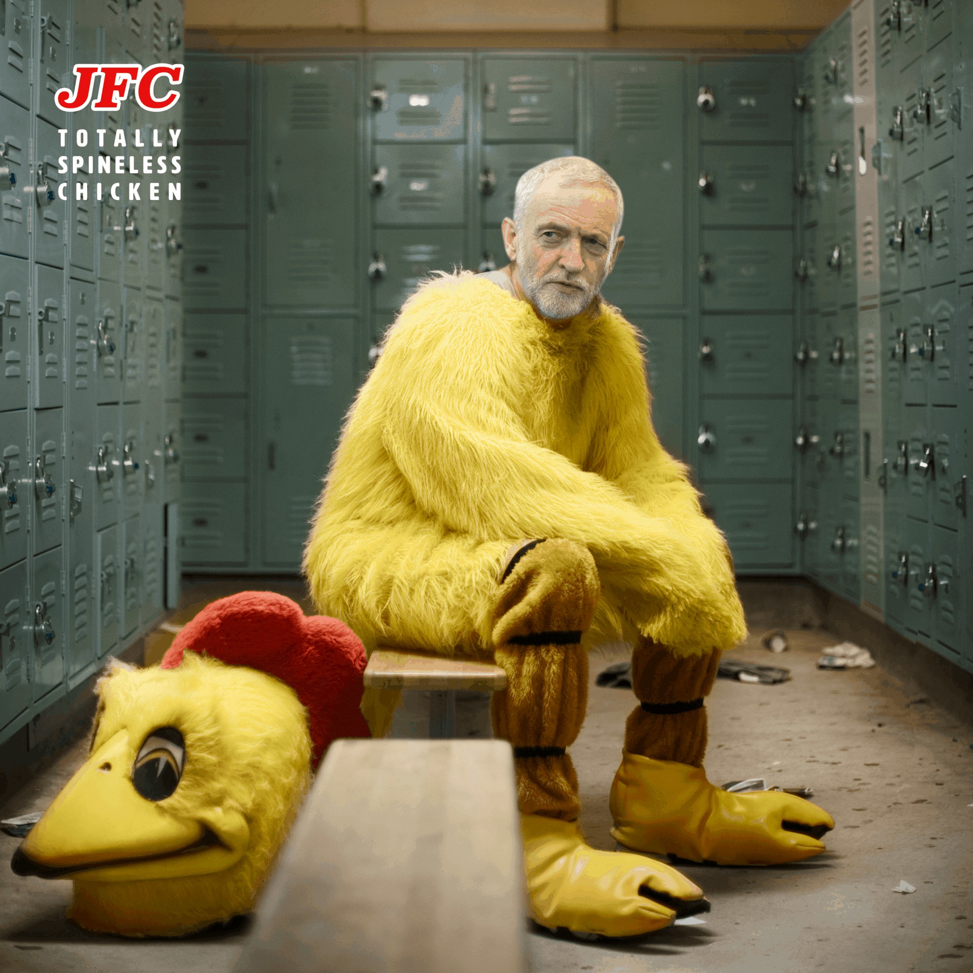 Criticism as Corbyn depicted as chicken in Conservative advert