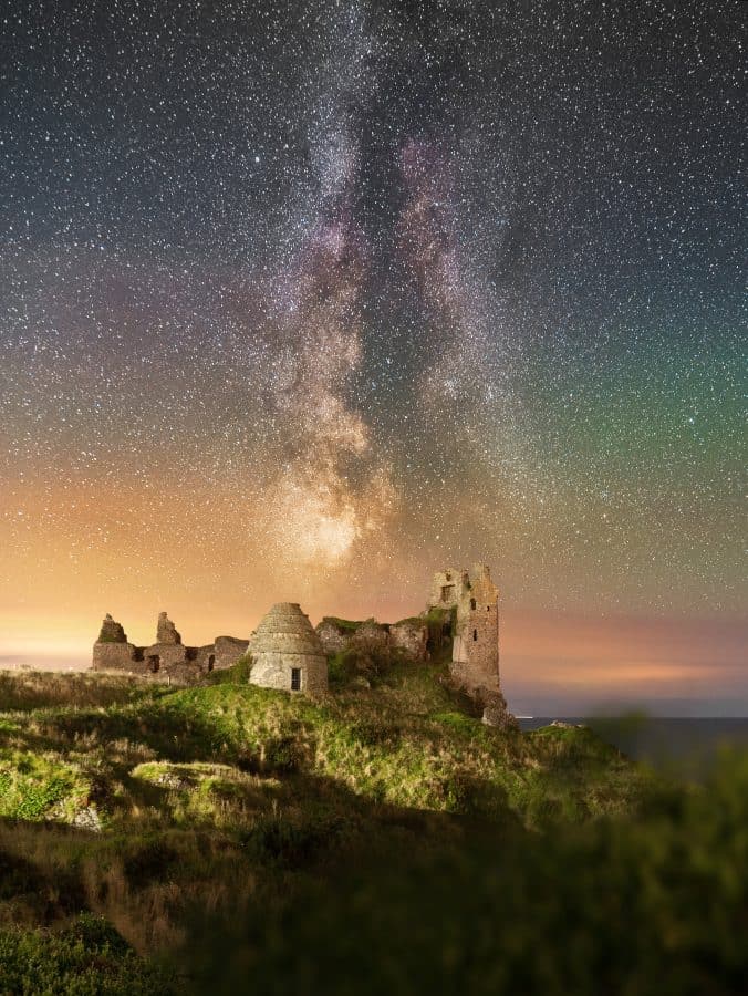 Mesmerising pic of Milky Way captured above a Scots castle