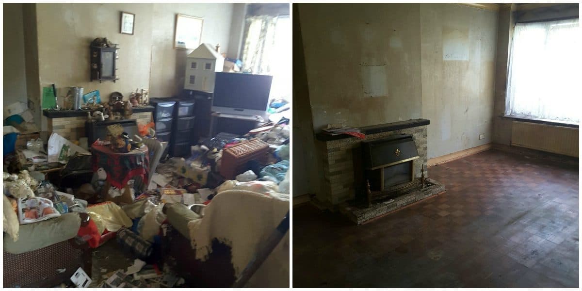 Firm removed 12 tonnes of belongings that forced elderly occupant to live in hallway – for almost 30 years