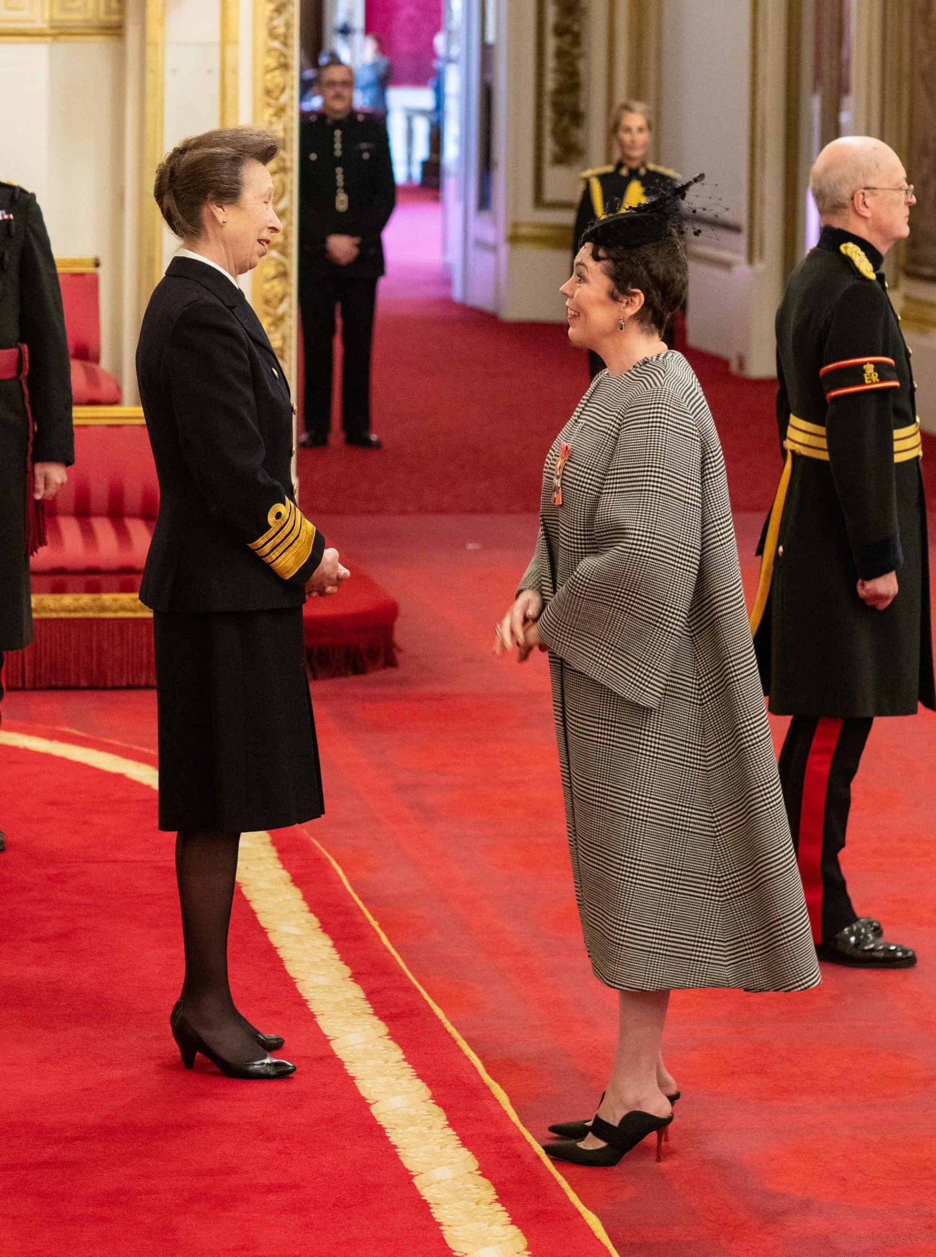 Crown star Olivia Colman misses chance to meet the Queen she plays on screen