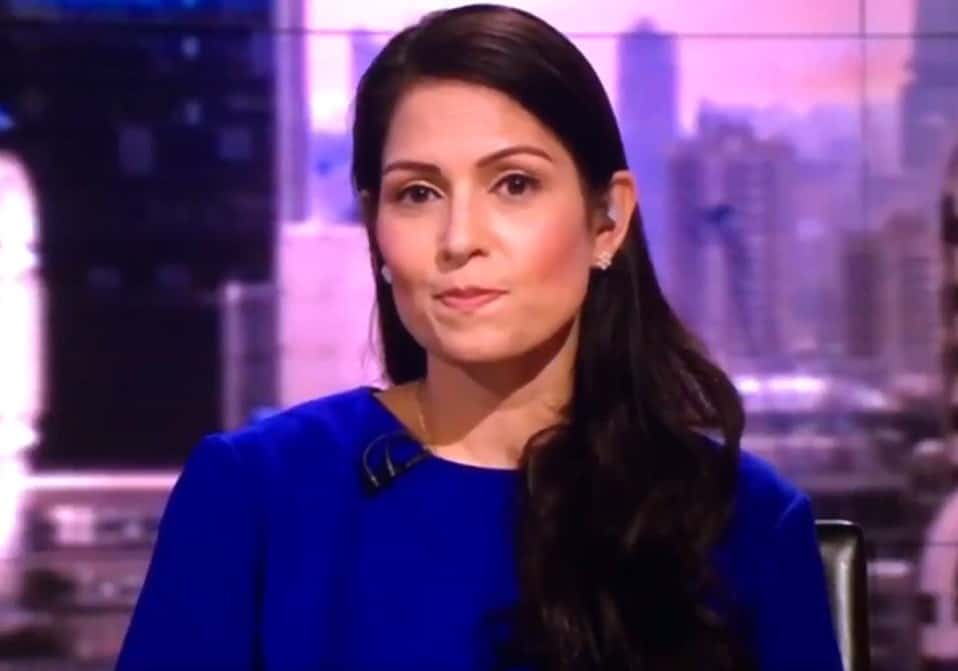 Priti Patel slammed for smirking through list of companies which have raised concerns about a no-deal Brexit
