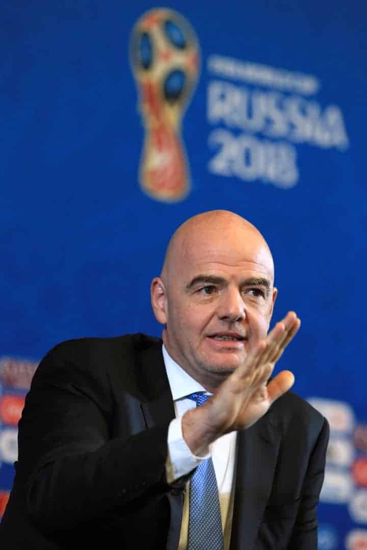 FIFA president calls for life bans for fans guilty of racist abuse to eradicate racism in football