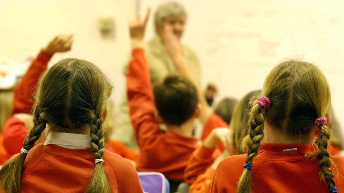 Pupils in a school (PA)