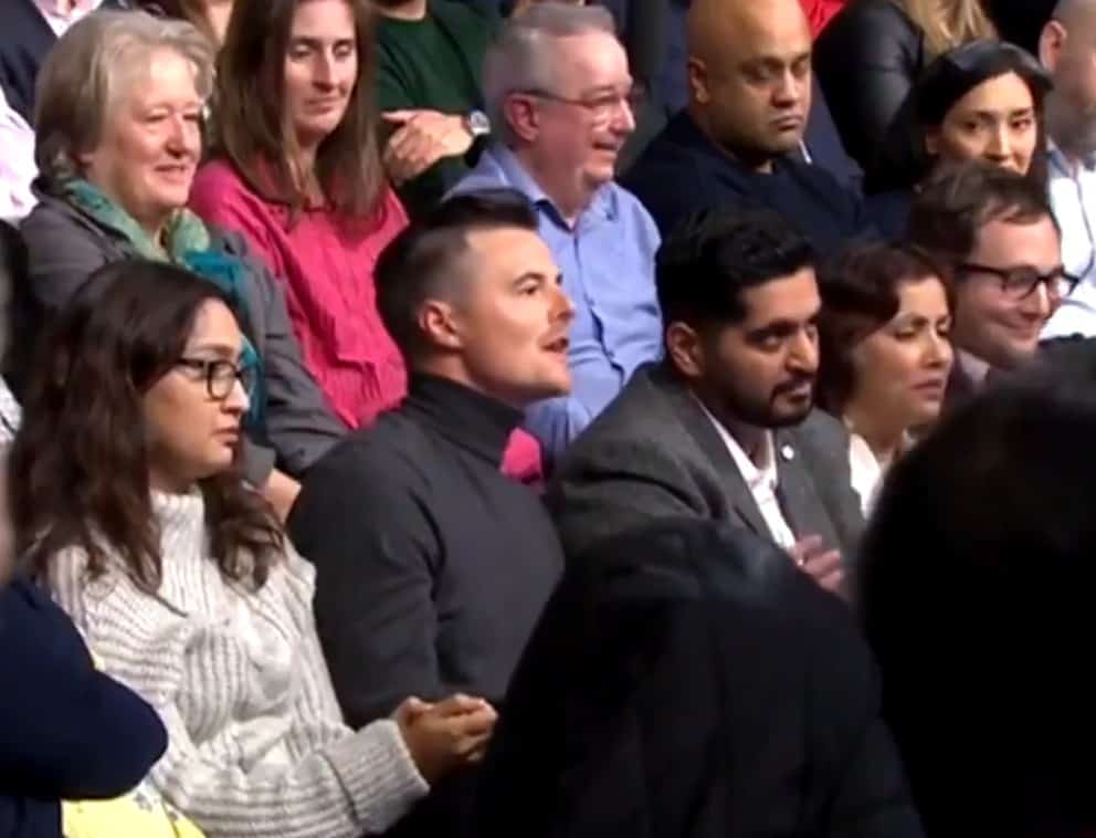 Question Time audience member mocked for “smug and uninformed” comments on Irish unification
