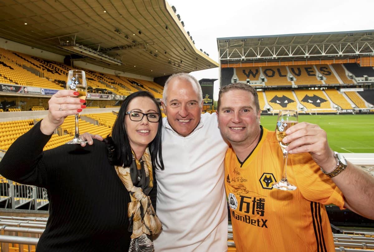 Legend presents Wolves fan with £300,000 prize following second scratchcard win in month