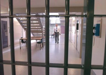 Picture shows a.cell block in the new HMP Bronzefield (womens prison)in Ashford Middx. CreditPA