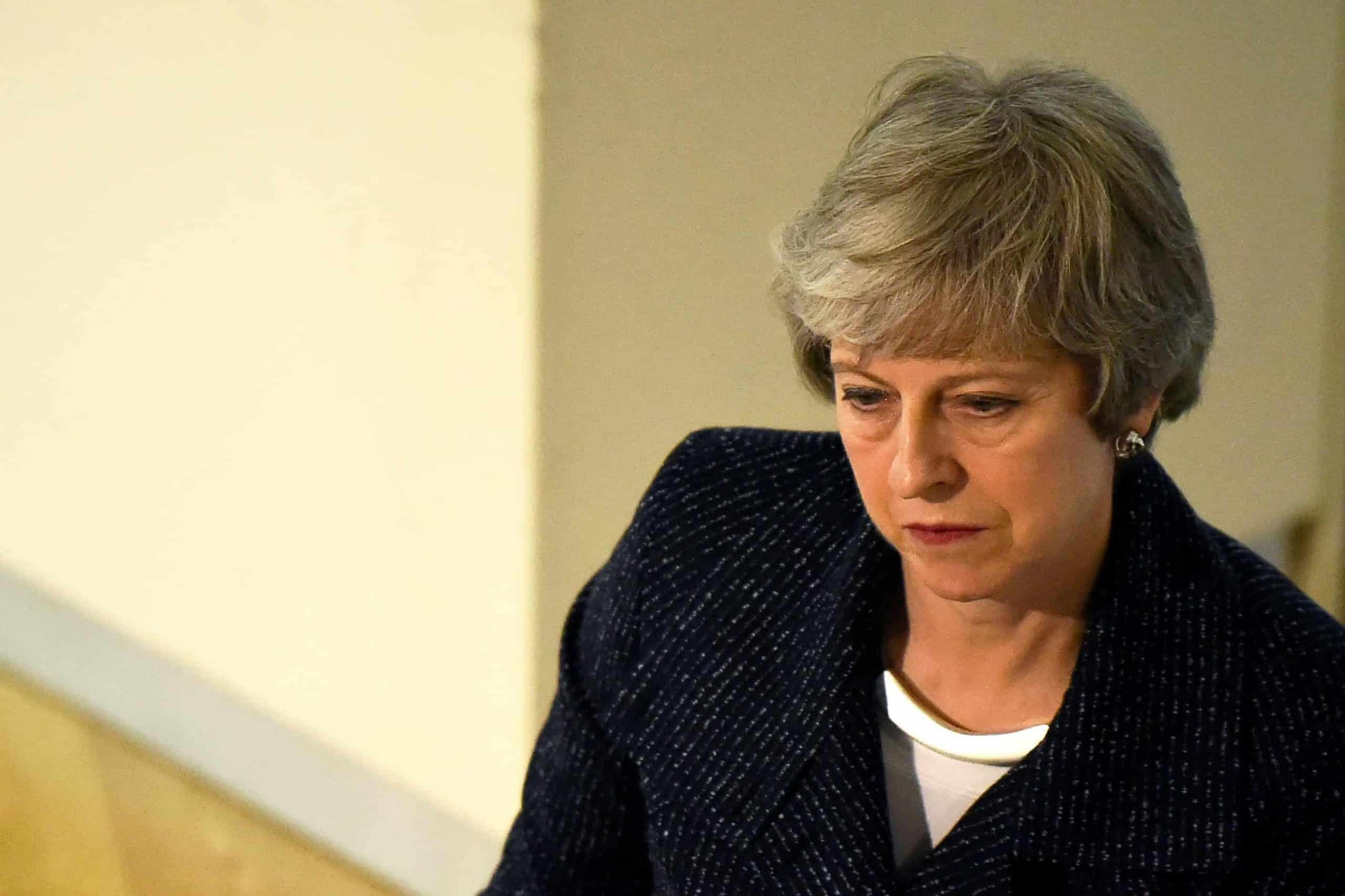 May ruled out no-deal after Northern Ireland terrorism warning