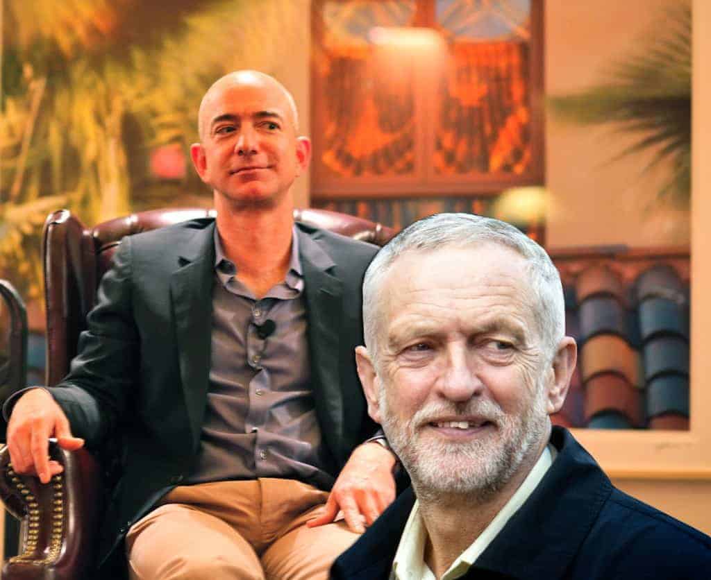 Jeremy Corbyn goes viral with Jeff Bezos burn on Twitter
