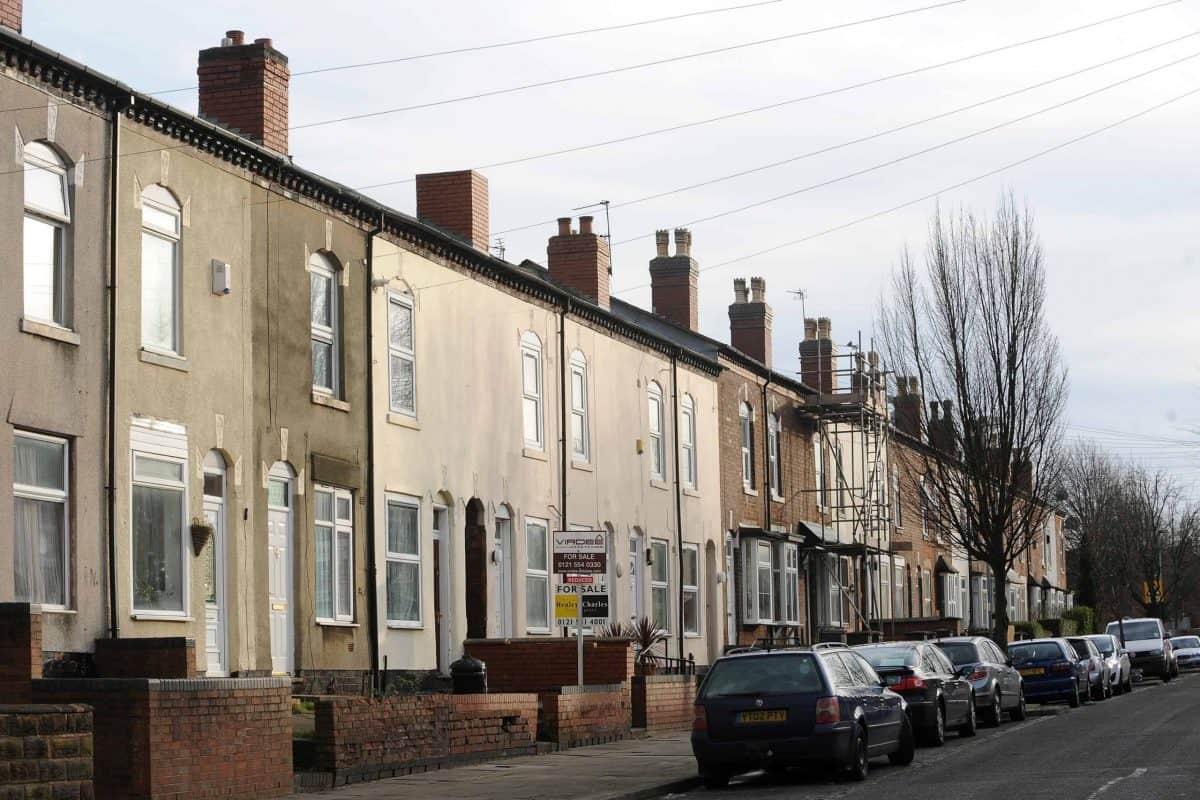 James Turner Street in Birmingham, where residents appeared in the controversial Channel 4 series Benefits Street (Joe Giddens/PA)