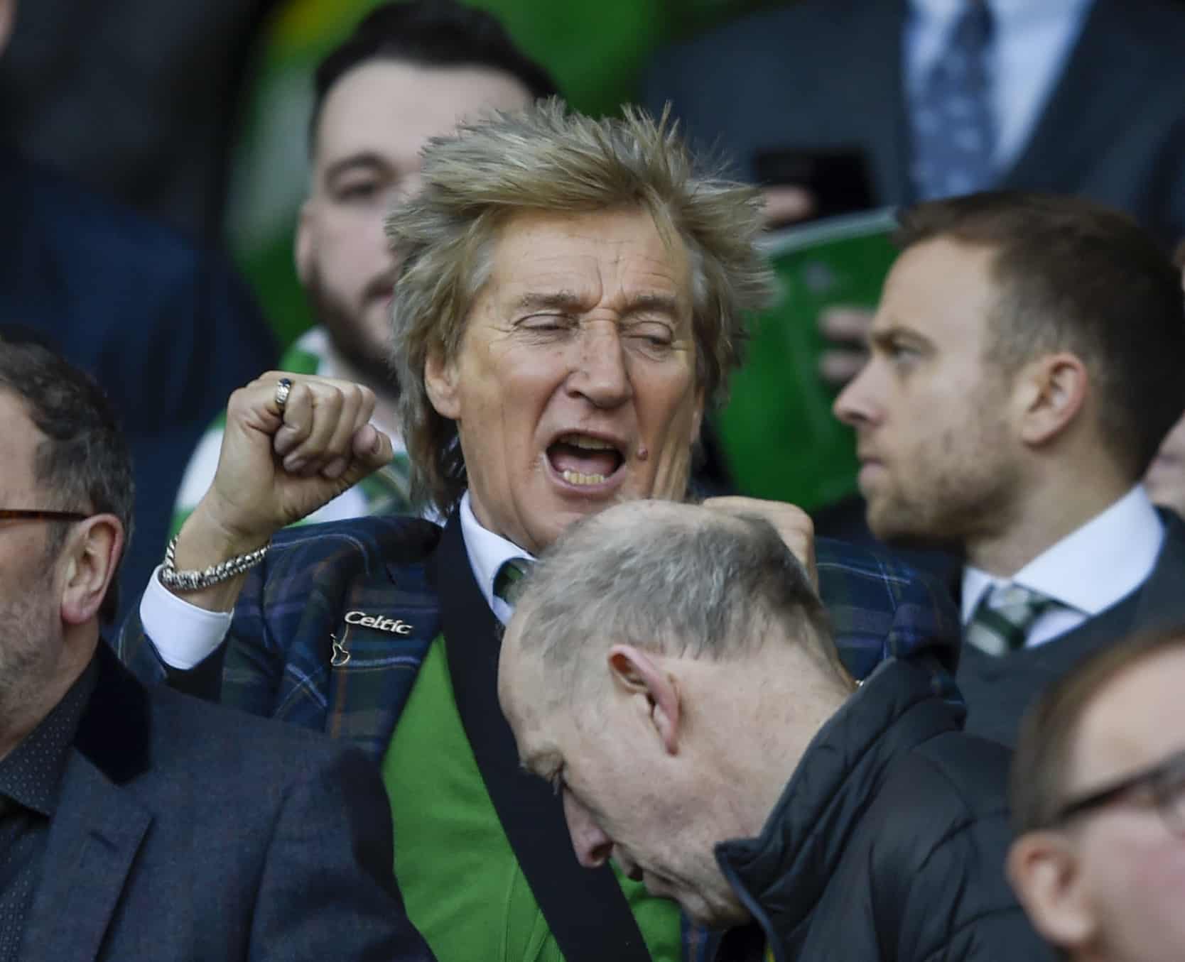 Celtic fans tell Rod Stewart to f**k off after he congratulated Boris Johnson