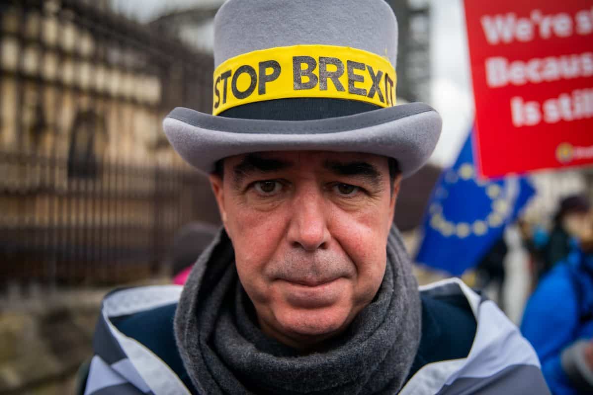 Steve Bray calls it his last day of year on ‘Stop Brexit’ protest after 847 days…but will continue the fight