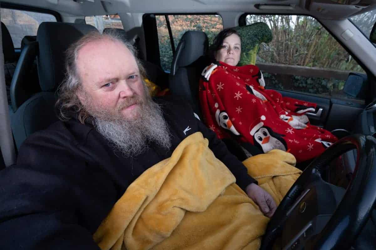 Couple face spending Christmas Day in their car following floods