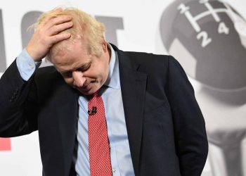 sad Boris Johnson