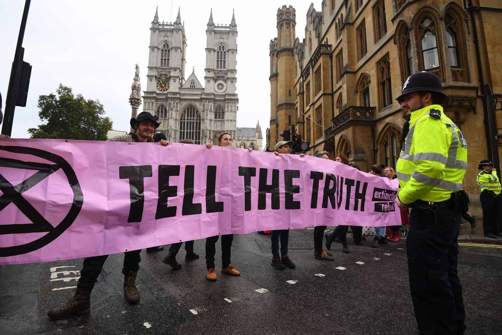 Extinction Rebellion shocked as ‘astonishing’ leaked terror list includes the environmental protesters