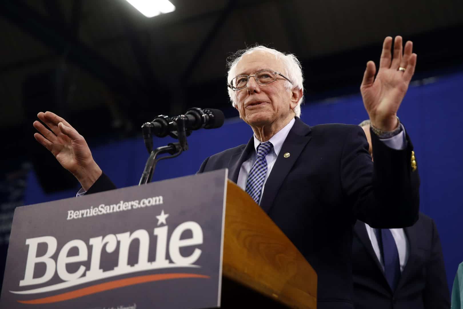 Sanders takes huge lead in national poll as Biden plummets