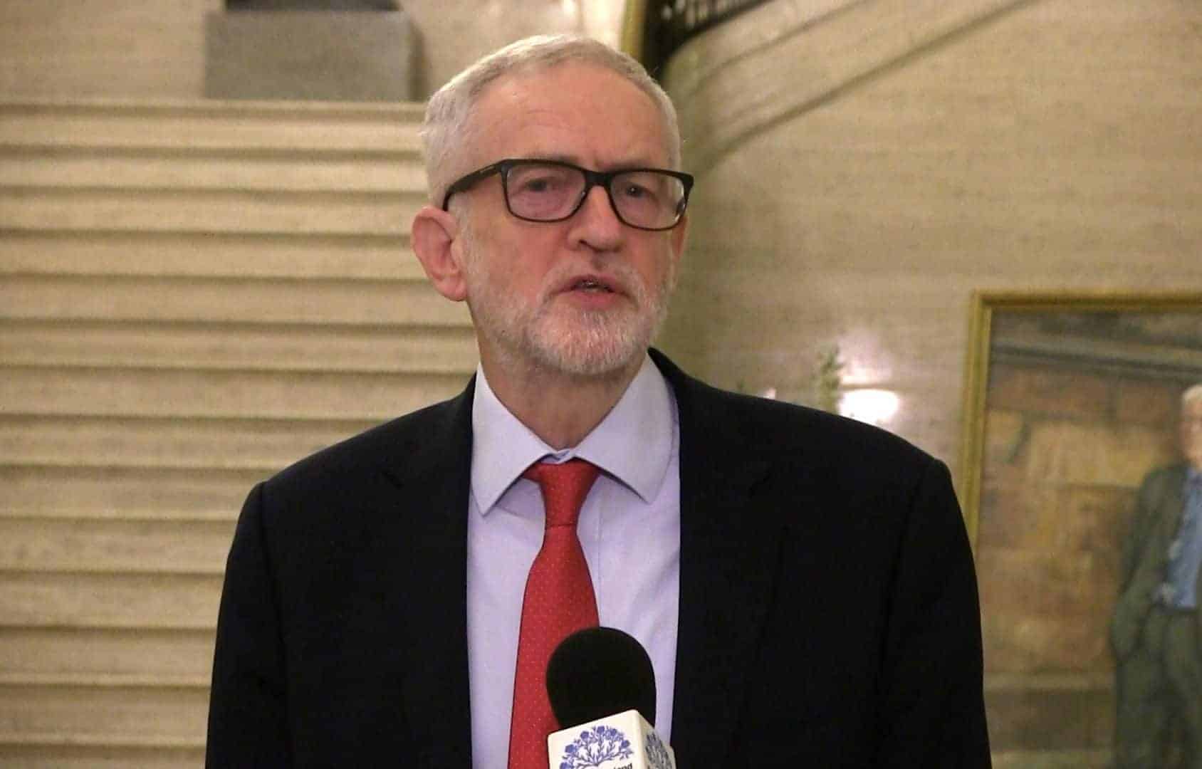 Corbyn condemns Johnson for not visiting flood-hit communities