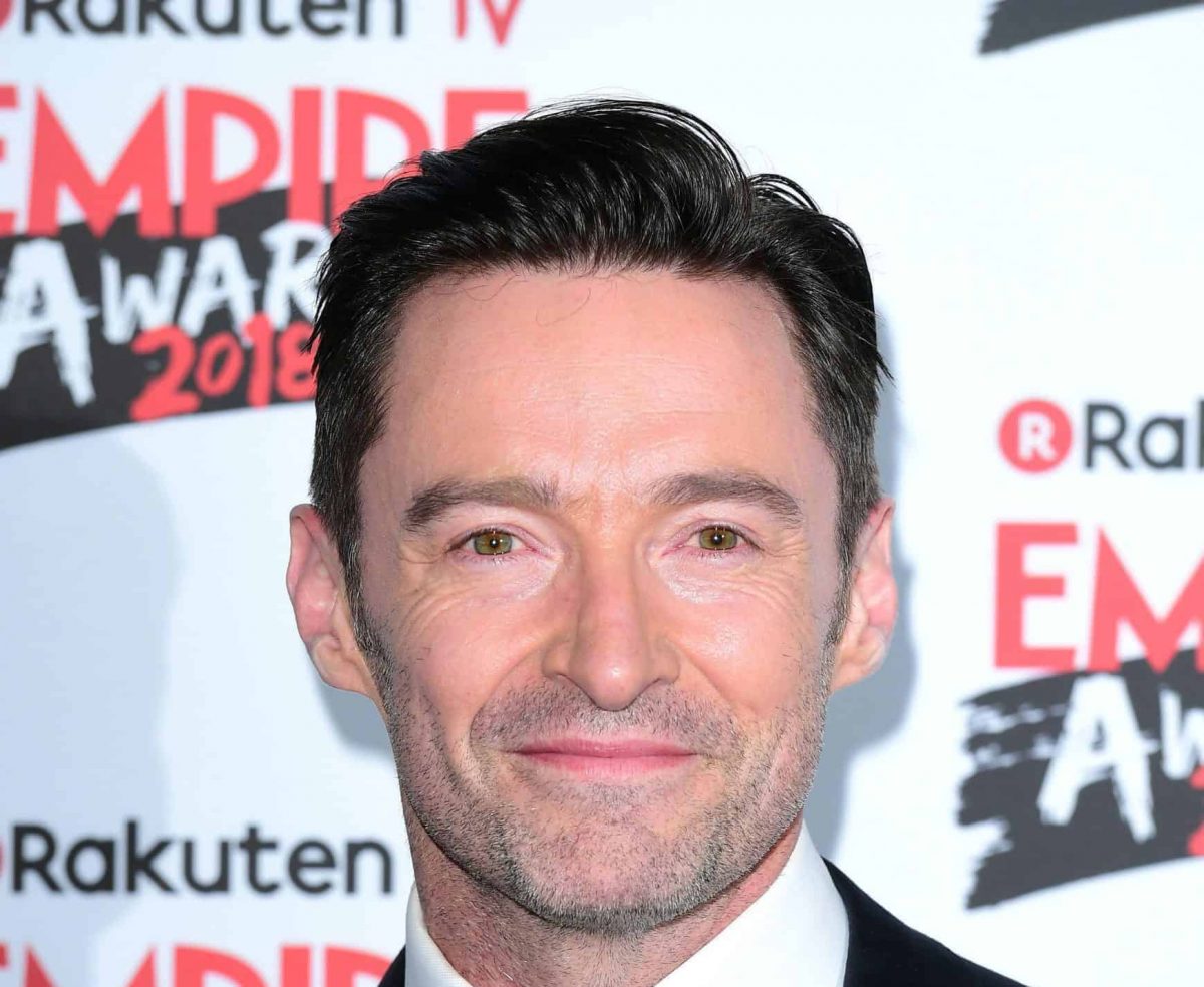 Hugh Jackman wins the award for Best Actor at the Rakuten TV Empire Film Awards at the Roundhouse in London.