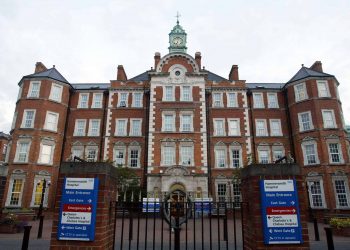 The Hammersmith Hospital in London where British Prime Minister Tony Blair is having medical treatment for a recurring heart condition.