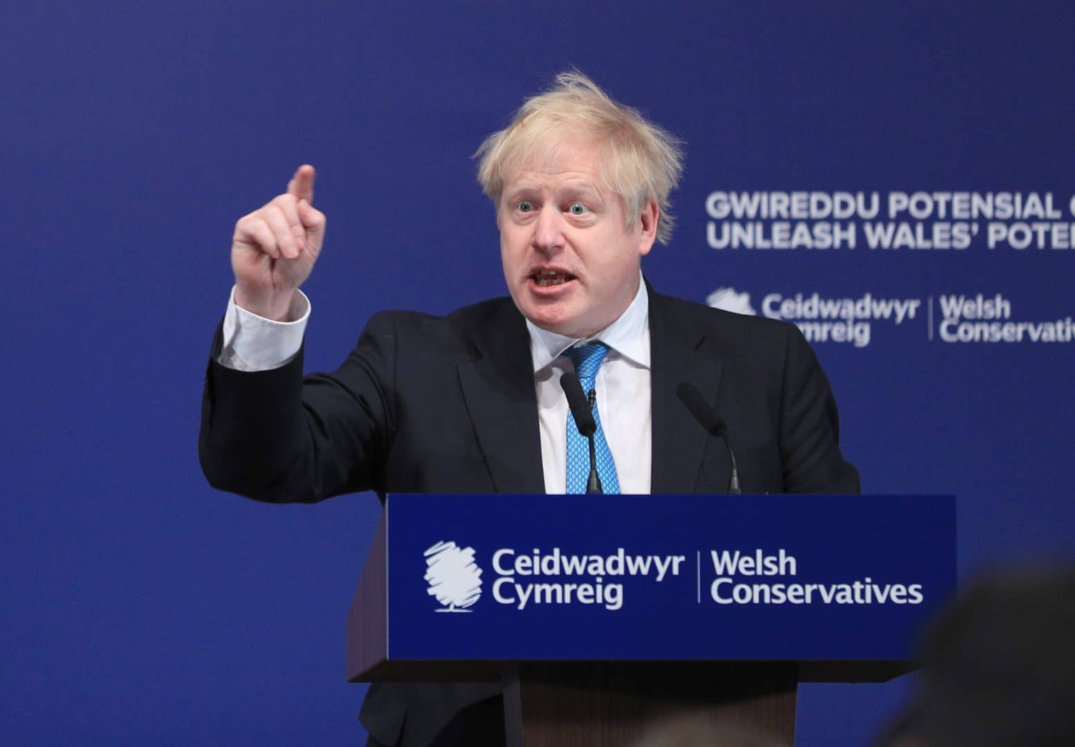 Johnson tells Welsh Tories false ‘fact’ about Netflix series