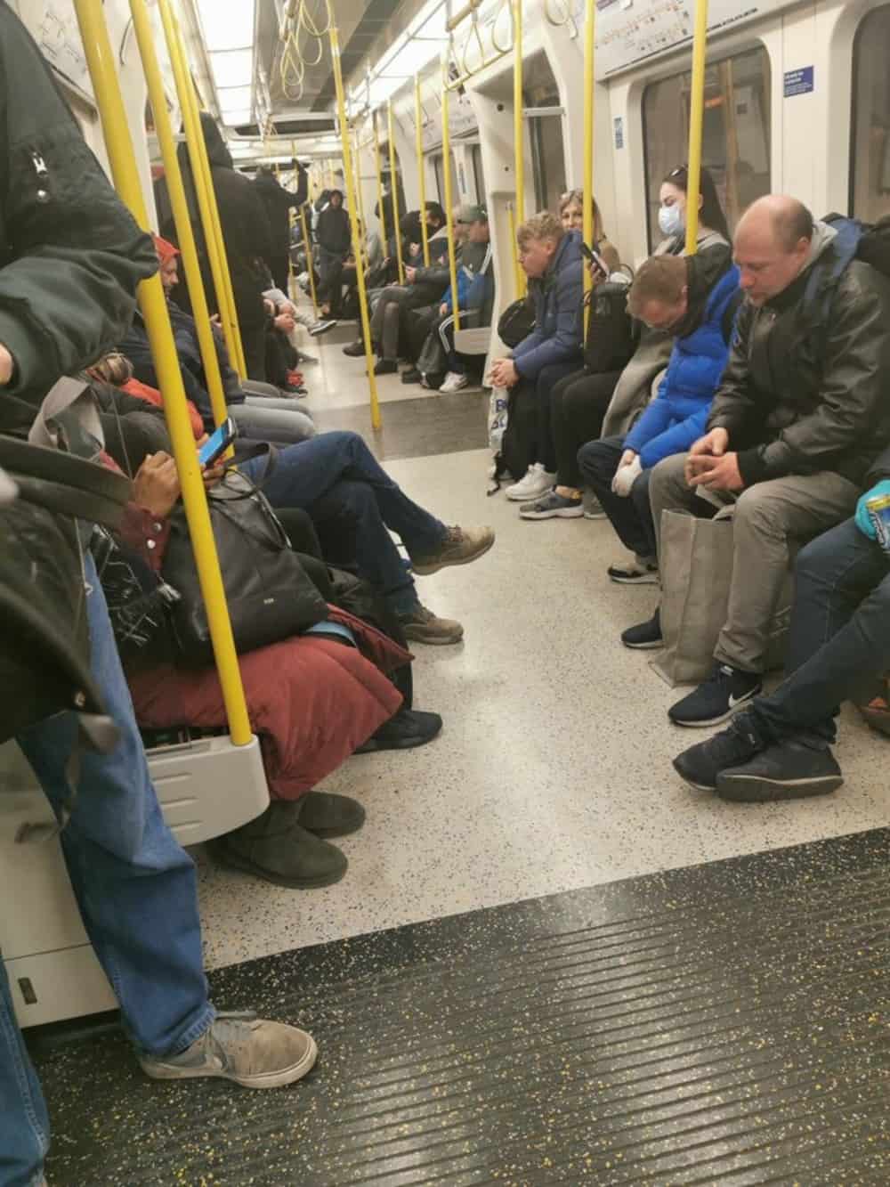 Tube trains crowded despite Johnson appeal as UK placed in lockdown