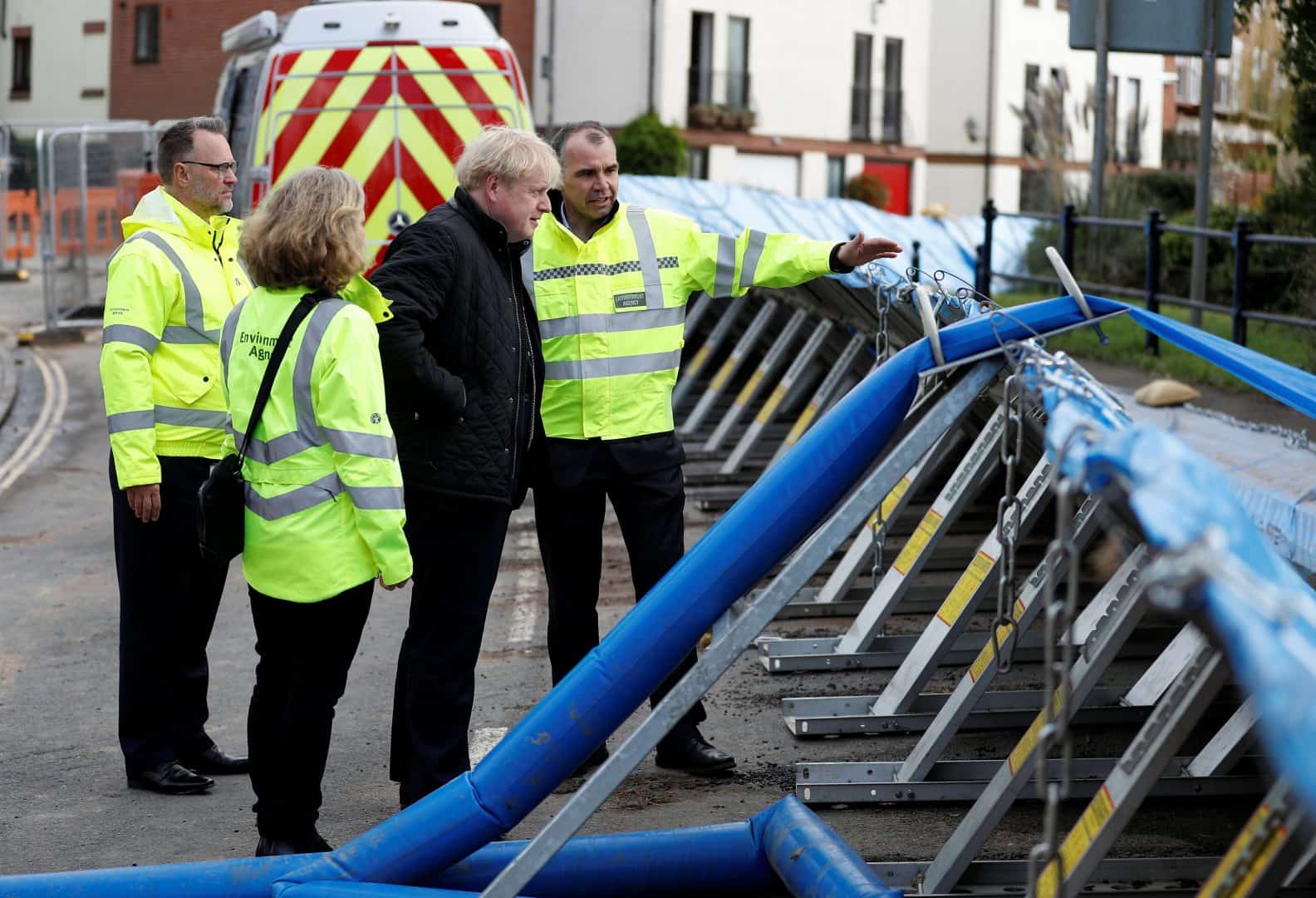 Boris Johnson branded ‘traitor’ as he visits flood-hit town