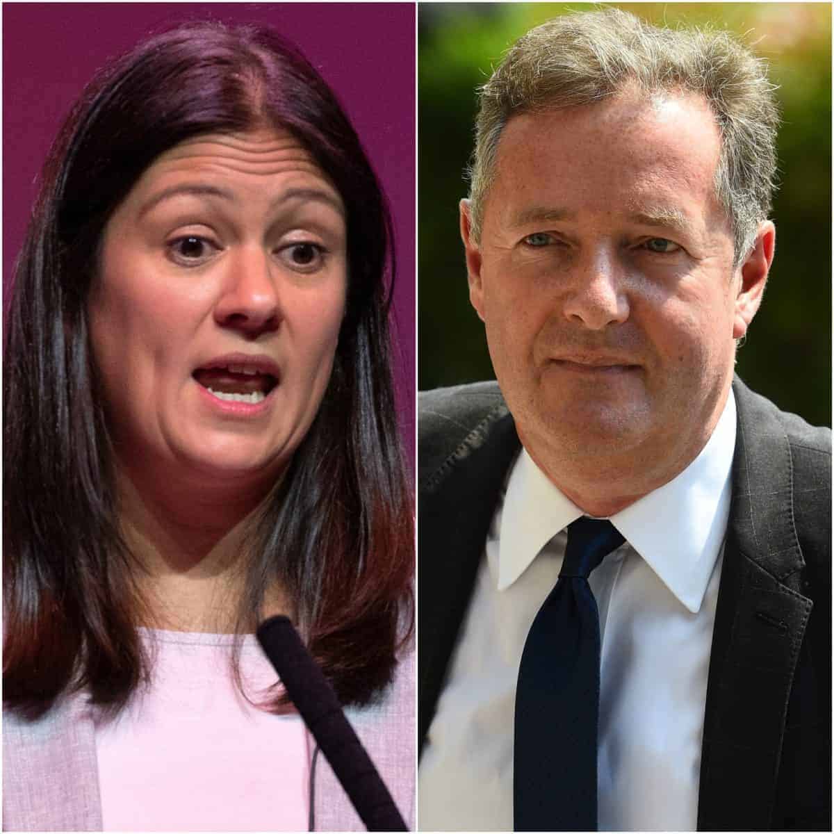 Lisa Nandy in heated row with Piers Morgan over transgender rights