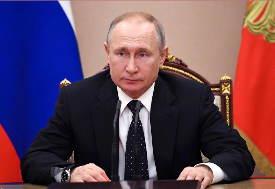 Vladimir Putin tells West that its ‘attempt at global dominance’ is ending