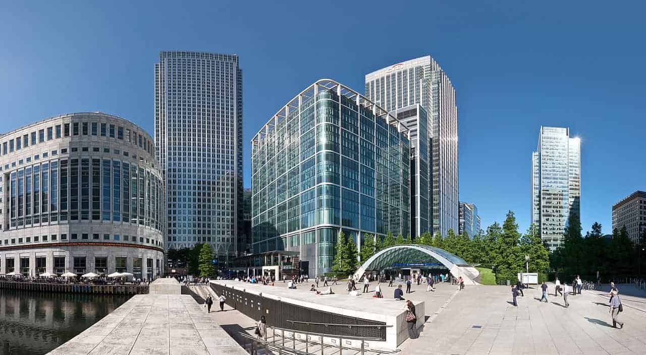 Over a thousand Canary Wharf staff told to work from home after positive coronavirus test