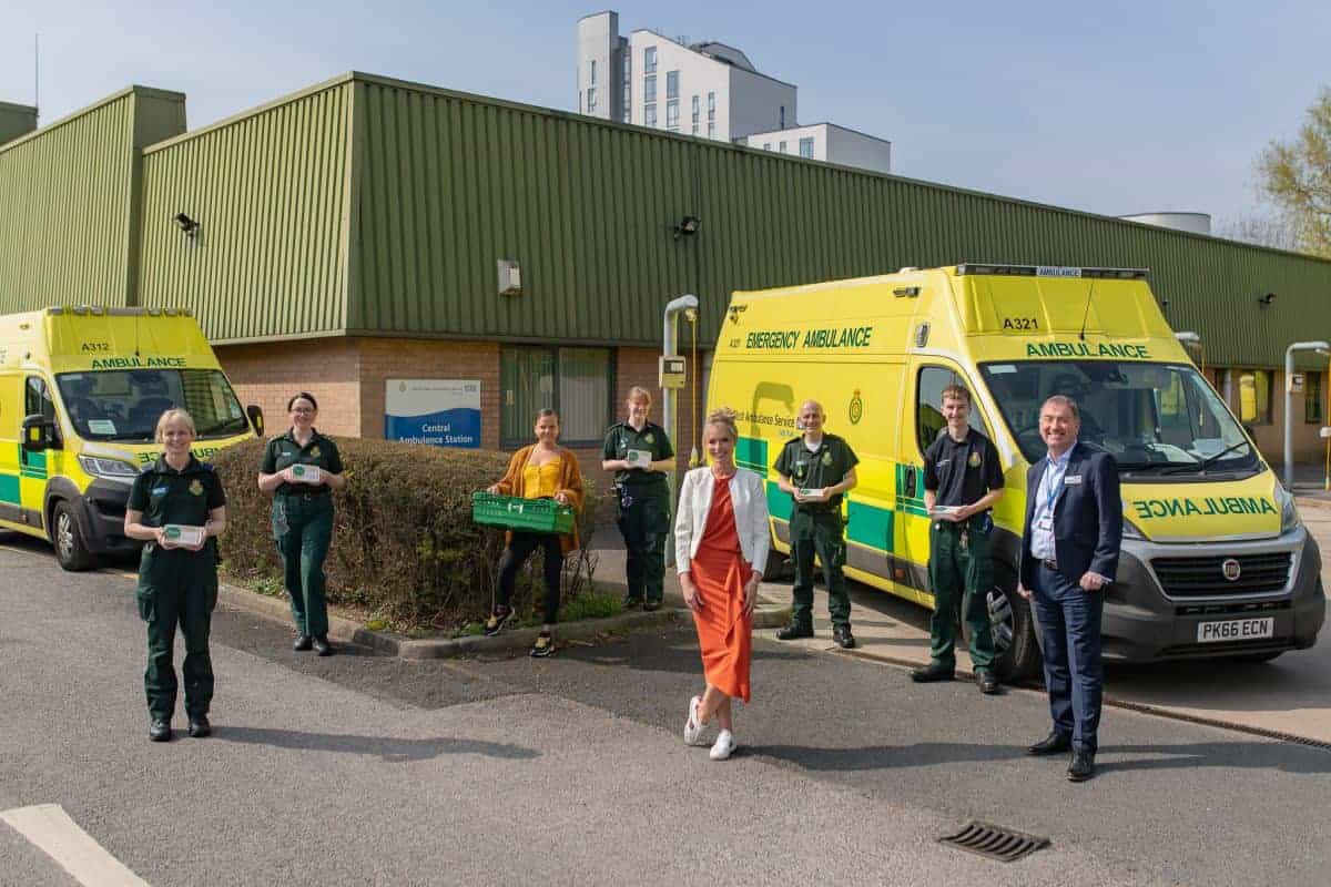 Ivy reopened kitchens to prepare hundreds of meals for Ambulance Service