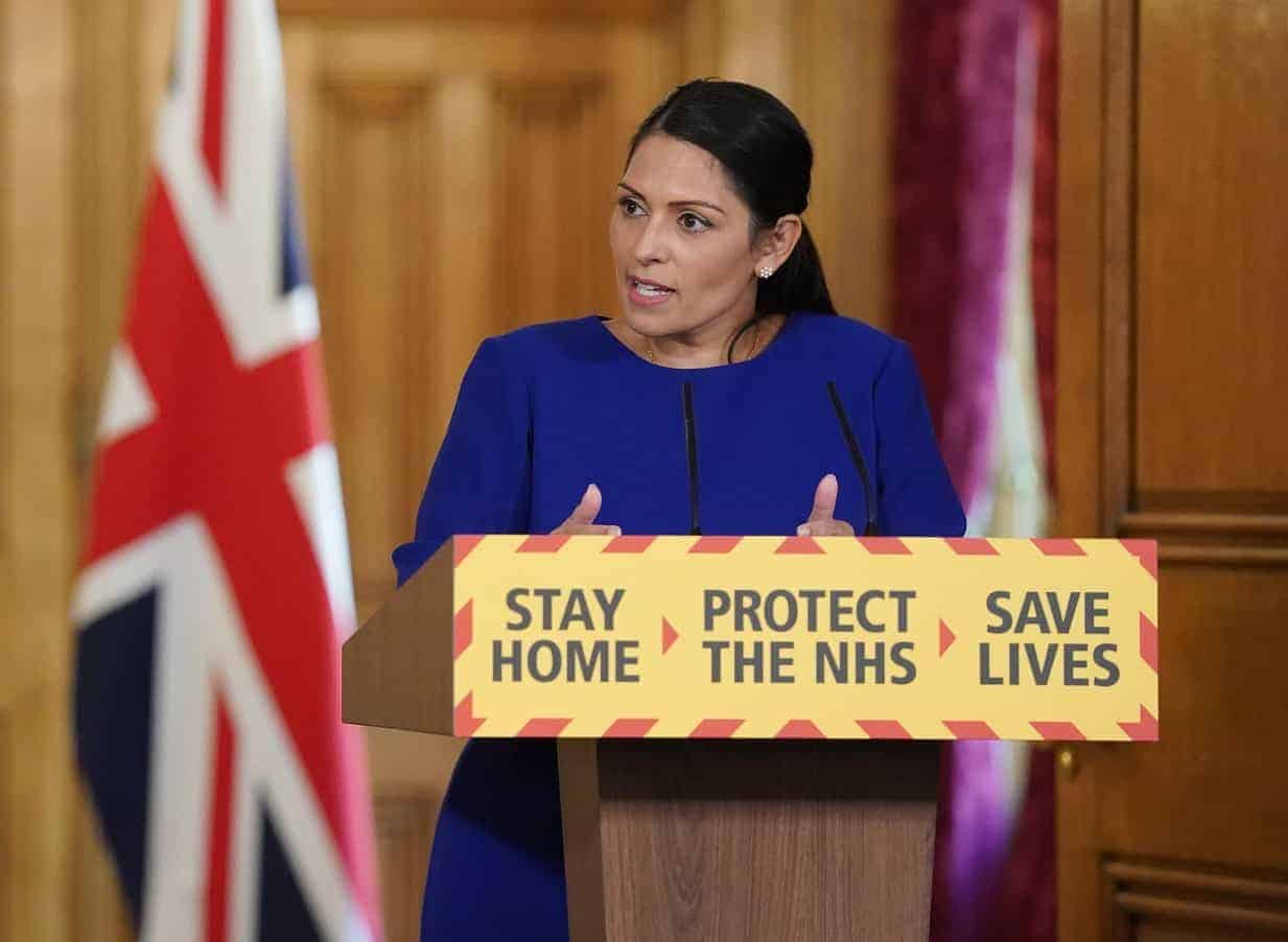 Priti Patel brags that ‘shoplifting is down’ – during the height of lockdown