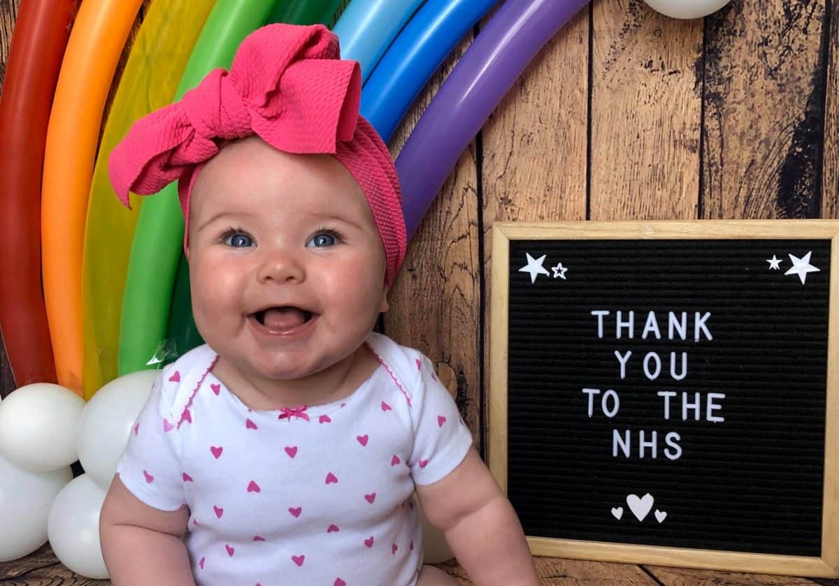Mum praises “amazing” NHS after baby tests positive for coronavirus