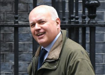 Iain Duncan Smith in Downing Street, London.Credit;PA
