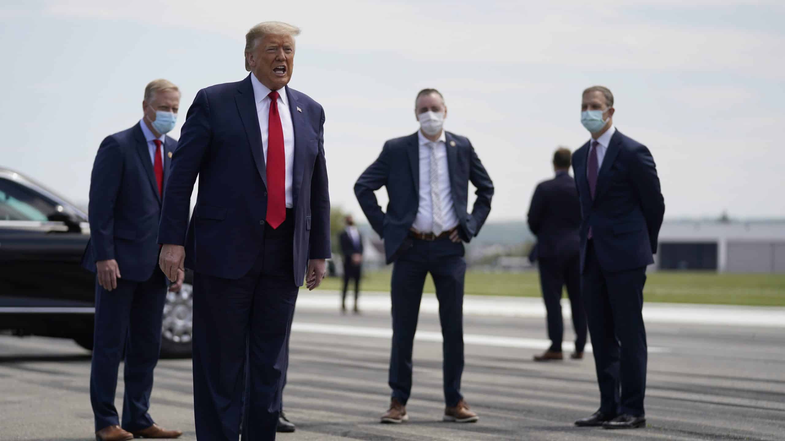 Doctor tells Trump: Give us face masks not flyovers