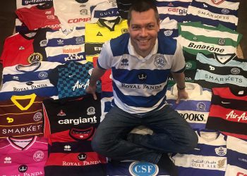 QPR supporter Chris Kemp. Credit;SWNS