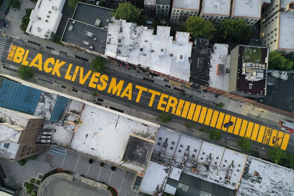 Trump tweets about plan for Black Lives Matter mural in front of his tower