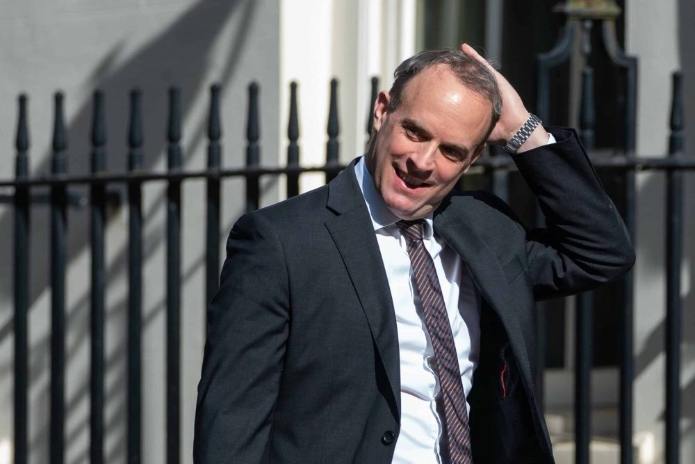 Watch: Raab claims Johnson followed hospital rules by not wearing mask