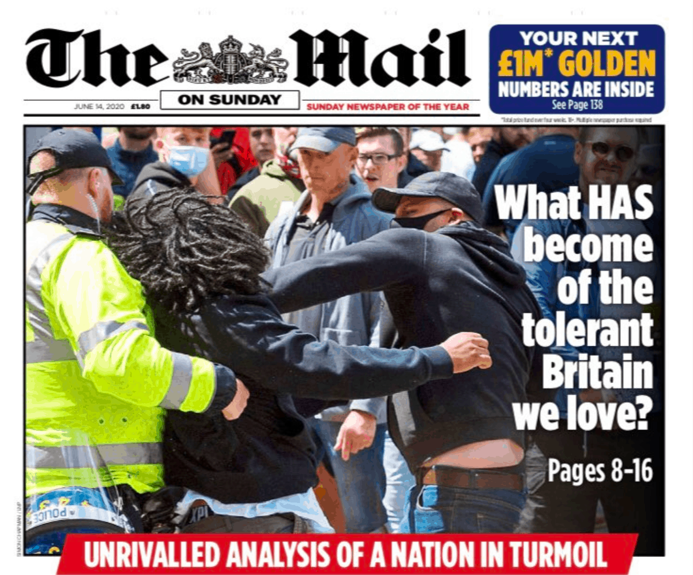 Mail on Sunday asks ‘what have we become’ – Twitter responds