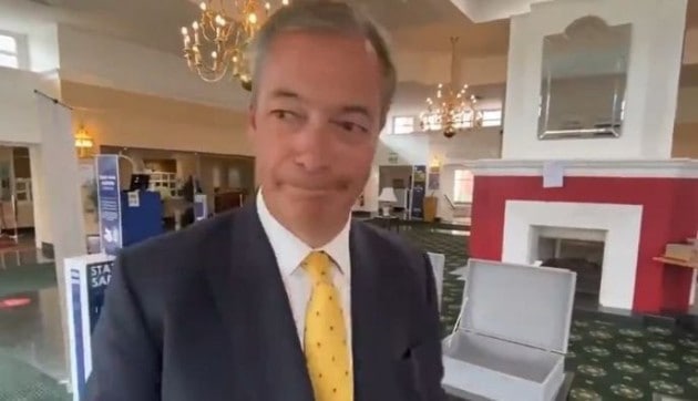 Watch: Farage reminded of previous predictions as he tips Le Pen to win in 2027
