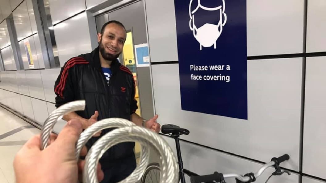 Rail worker stops bike theft and waits four hours to reunite it with its owner