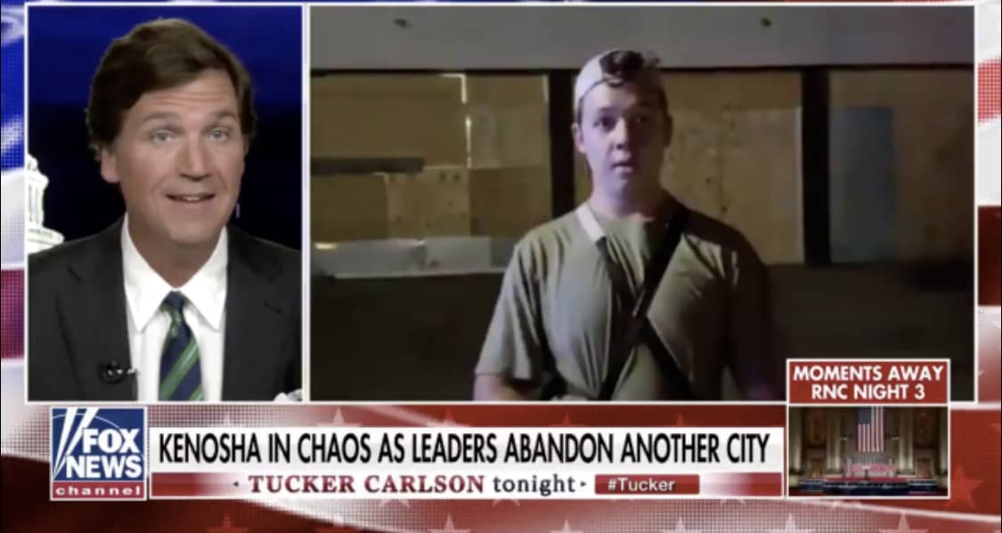 Reactions as Fox News presenter defends teen charged with killing BLM protestors