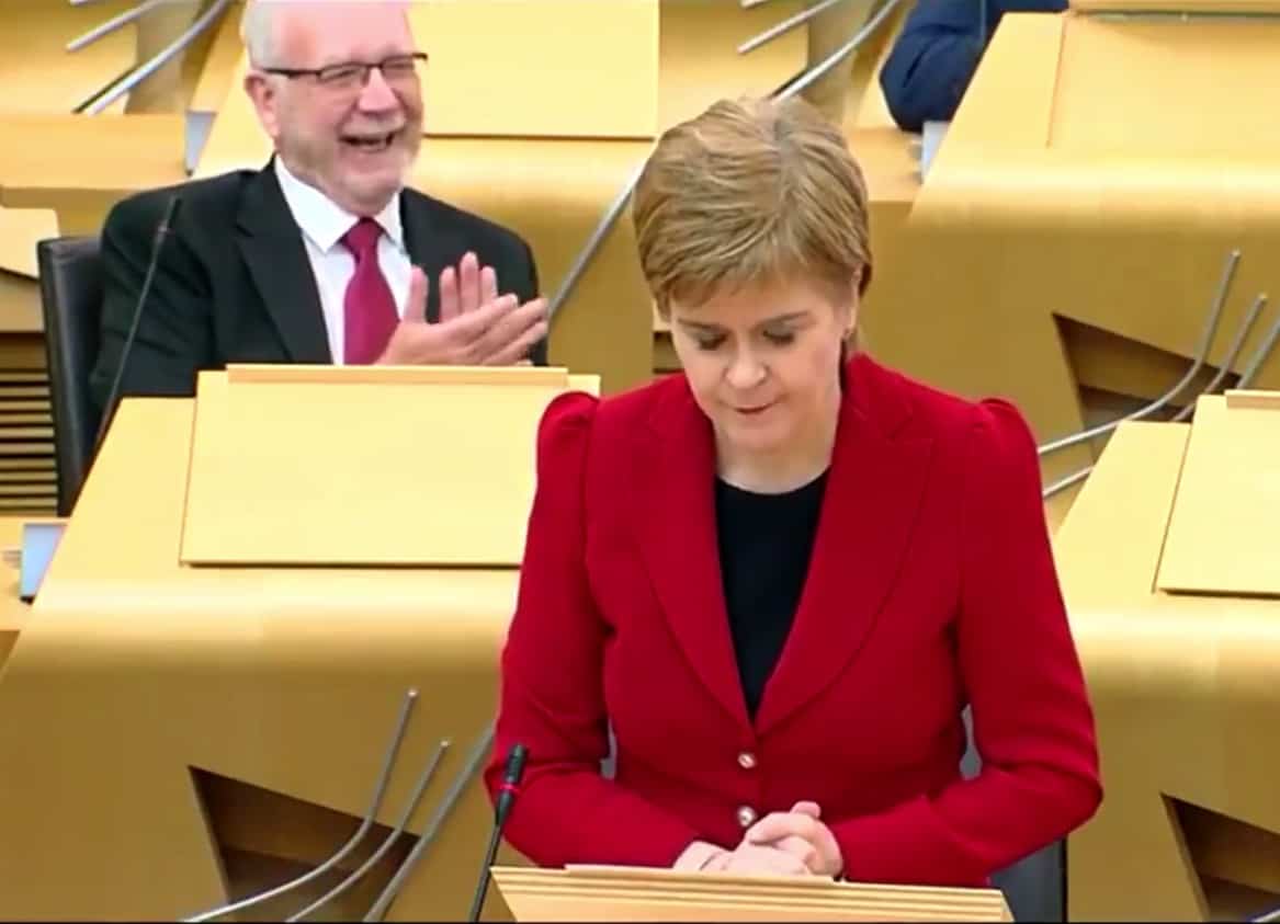 Ruth Davidson “brutally dismantled” by Nicola Sturgeon in Scottish Parliament