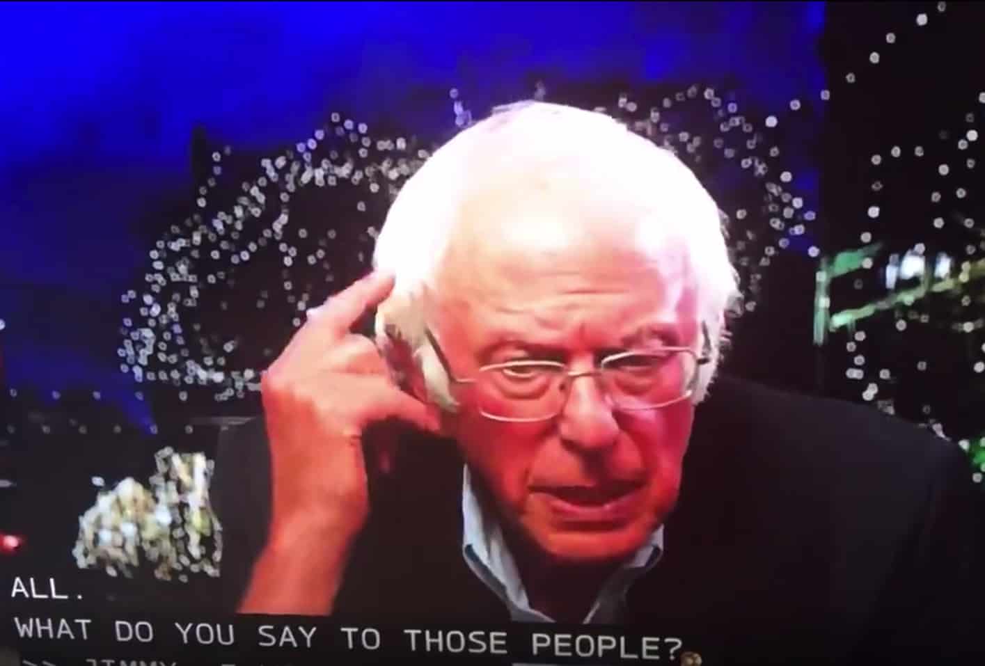 Bernie Sanders addresses supporters who say they’re not going to vote Joe Biden